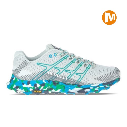 Merrell Moab Flight Laufschuhe Herren Grau/Grün [DE-YQCTK]